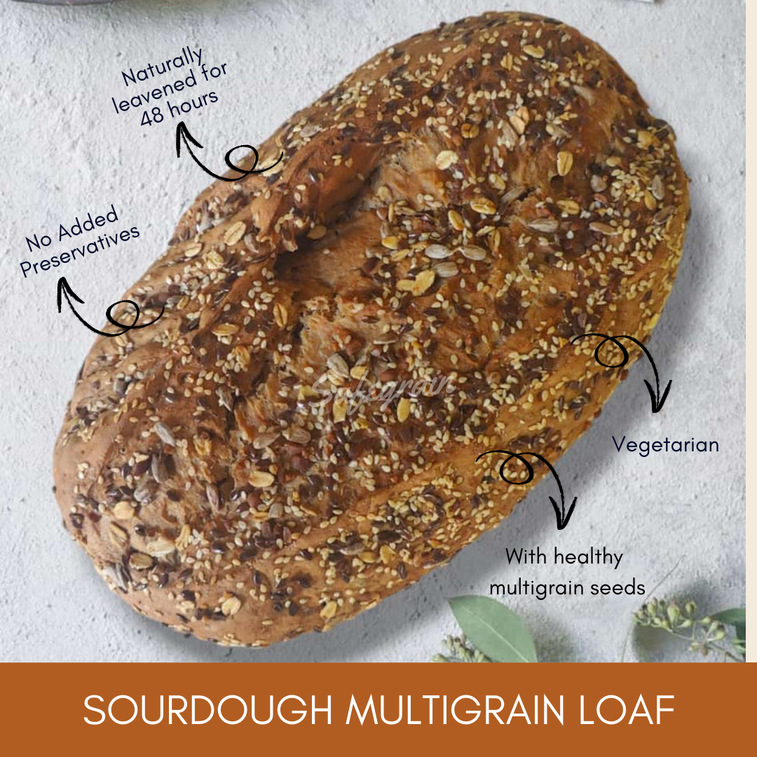 Multigrain Sourdough Loaf - 500gm