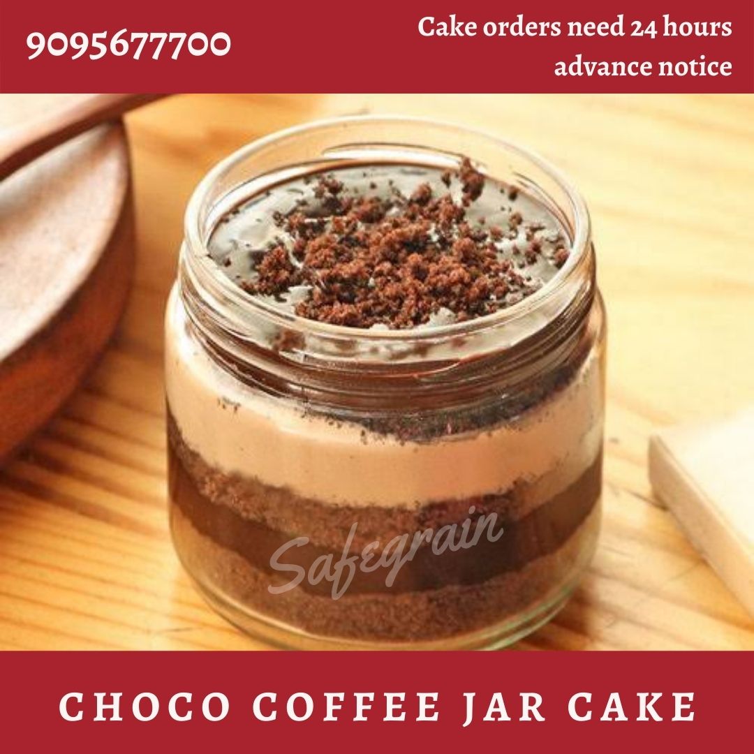 Chocolate Coffee Jar Cake