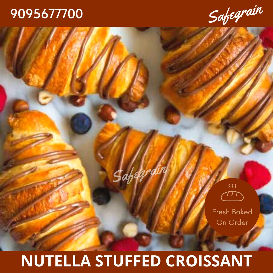 Nutella Stuffed Croissant - Pack of Two