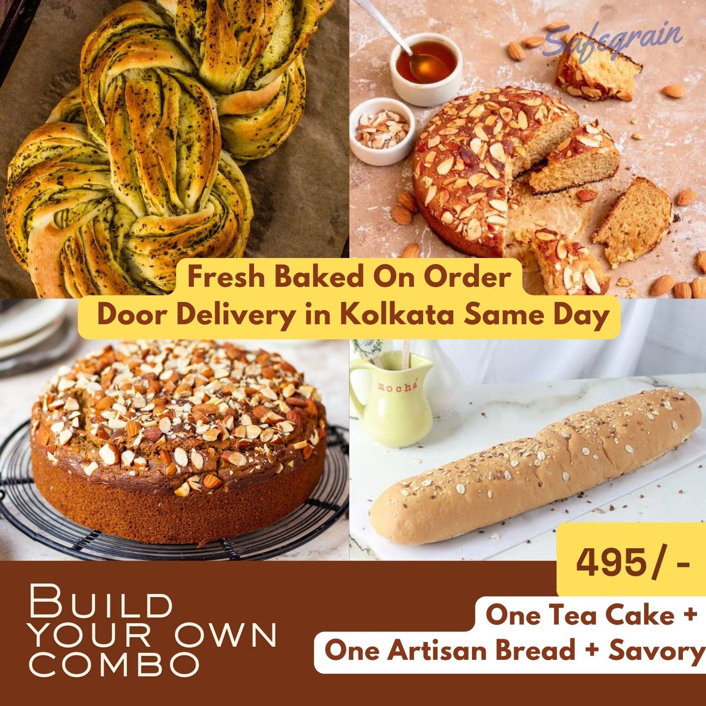 Safegrain Combo - Breads and Cakes