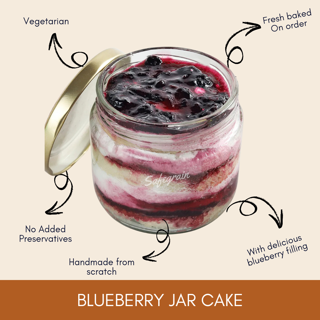 Blueberry Jar Cake