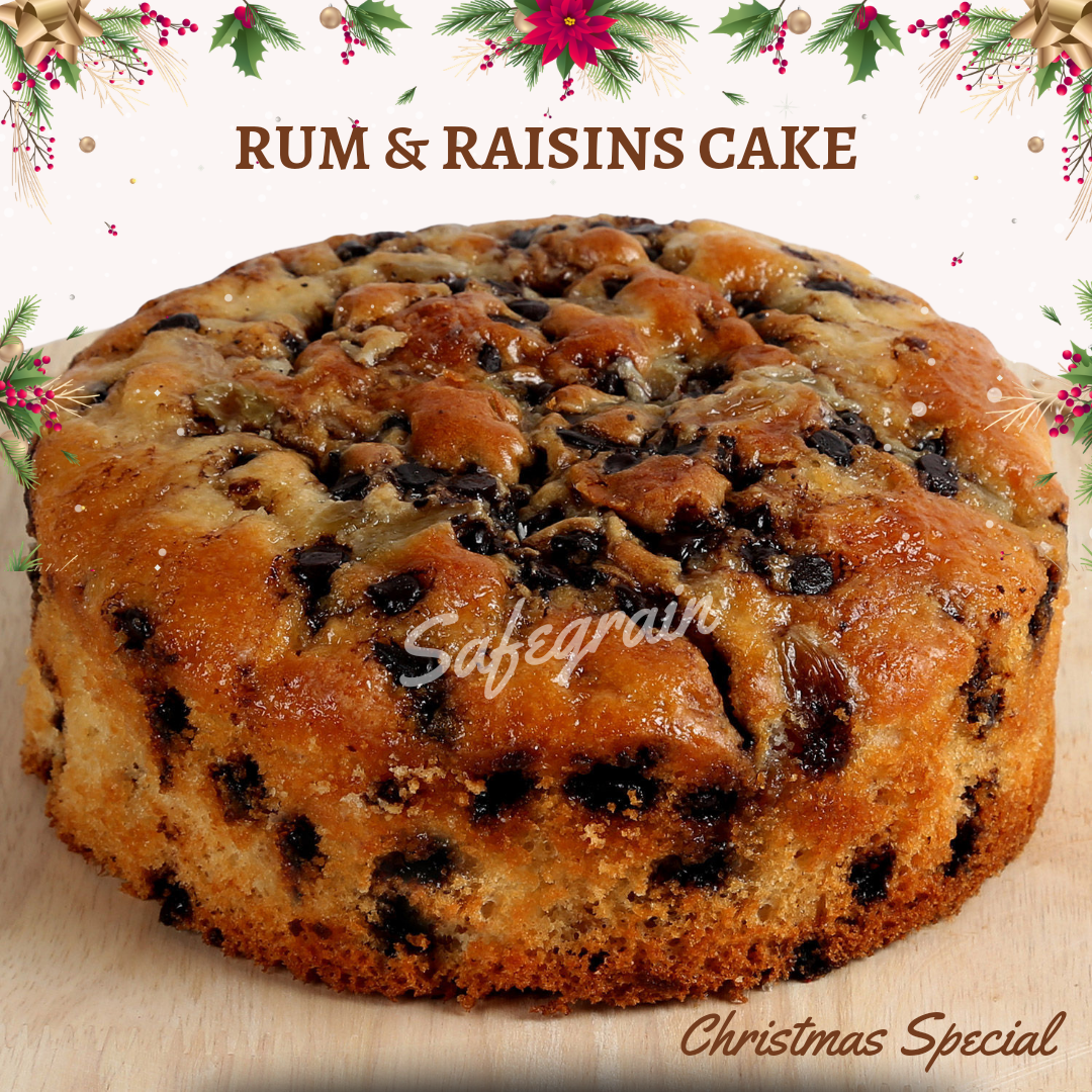 Christmas Cakes Premium Combo - Rum Raisins & Classic Plum Cake